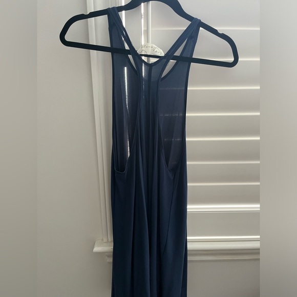 Blue flowy racer back dress - Picture 3 of 4